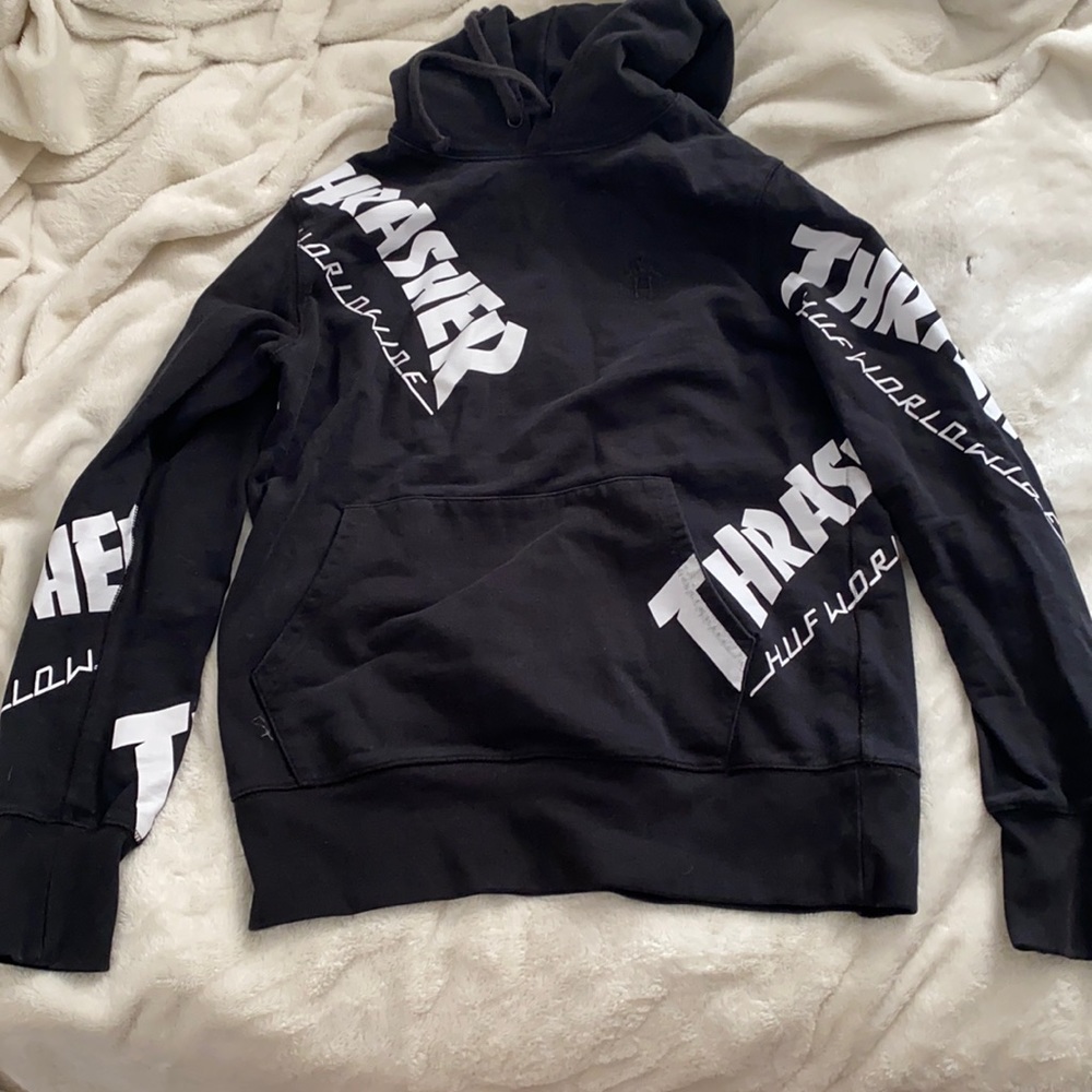 Huf and thrasher collab hoodie